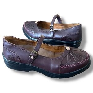 Dr. Comfort Paradise Mary Jane Shoes Brown Leather 10 XW Diabetic Orthopedic